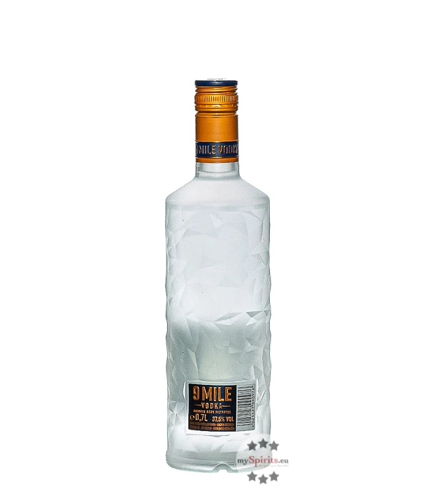 9 Mile Vodka 0,7l 3 9 Mile Vodka 0,7l – Bild 3