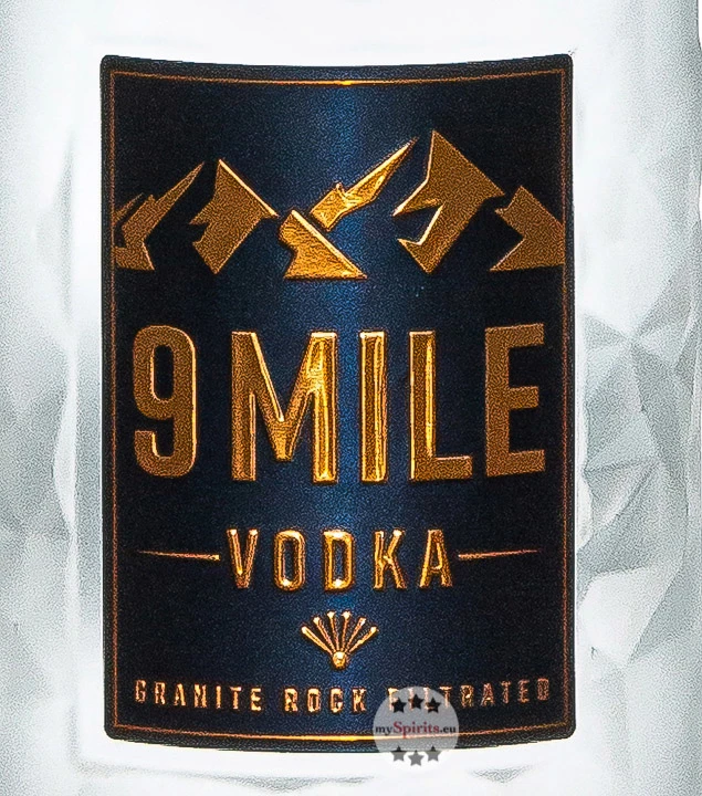 9 Mile Vodka 0,7l 2 9 Mile Vodka 0,7l – Bild 2