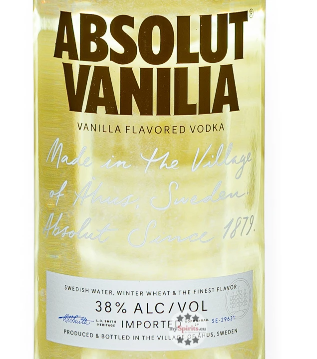 Absolut Vanilia Vodka 1l 2 Absolut Vanilia Vodka 1l – Bild 2