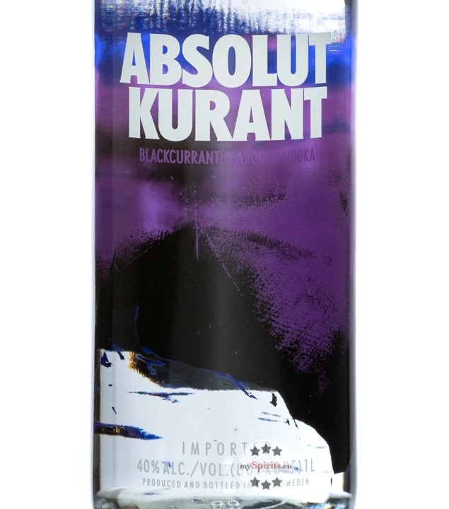 Absolut Kurant Vodka 1l 2 Absolut Kurant Vodka 1l – Bild 2