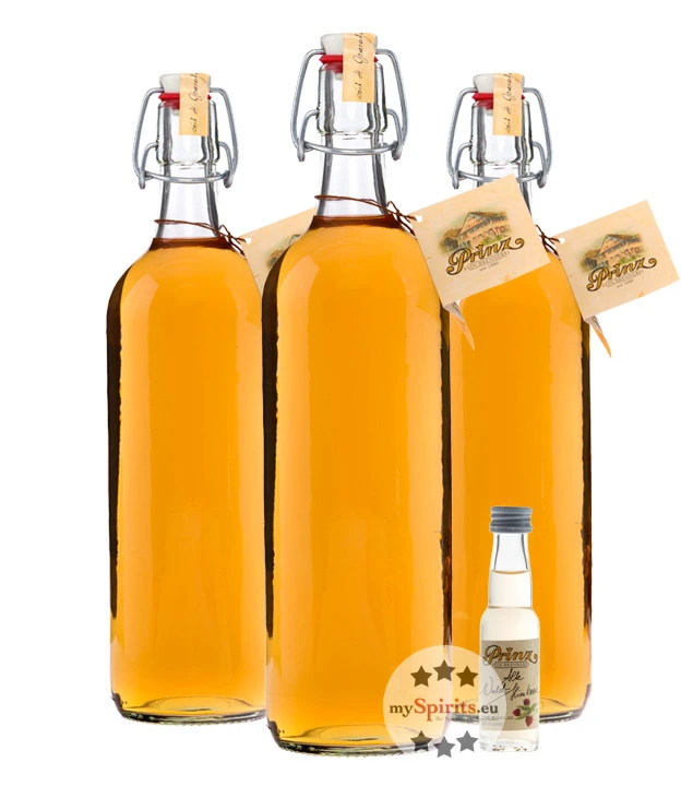 3 X Prinz Alte Wald-Himbeere 1l + Gratis Miniatur 1 3 X Prinz Alte Wald-Himbeere 1l + Gratis Miniatur