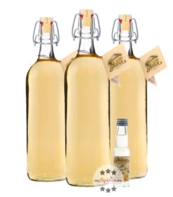 3 X Prinz Alte Williams-Christ-Birne 1l + Gratis Miniatur