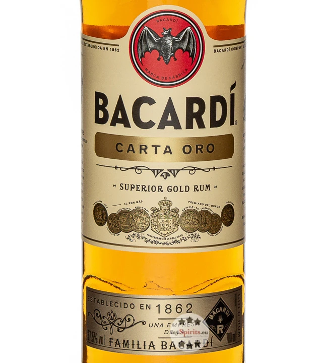 Bacardi Carta Oro Rum 0,7l 2 Bacardi Carta Oro Rum 0,7l – Bild 2