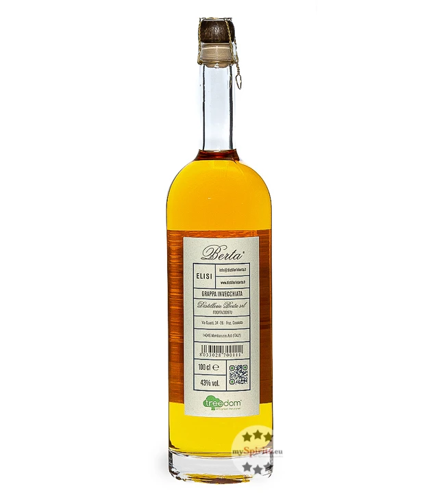 Berta Elisi Grappa Invecchiata 1,0l 4 Berta Elisi Grappa Invecchiata 1,0l – Bild 4