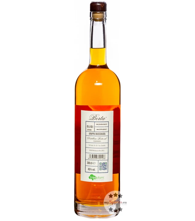 Berta Grappa Elisi Invecchiata 3l 5 Berta Grappa Elisi Invecchiata 3l – Bild 5