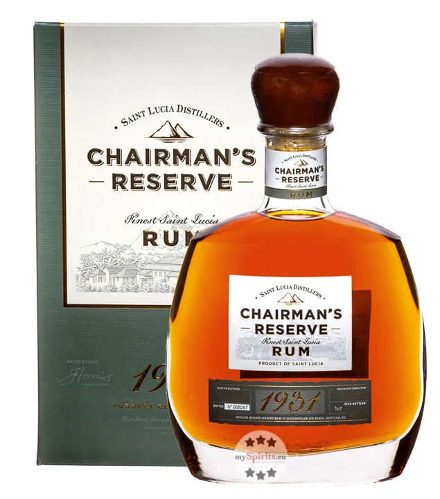 Chairman's Reserve 1931 Cuvée Rum 1 Chairman's Reserve 1931 Cuvée Rum