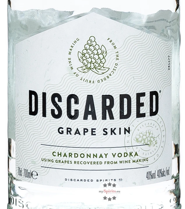 Discarded Grape Skin Chardonnay Vodka 2 Discarded Grape Skin Chardonnay Vodka – Bild 2