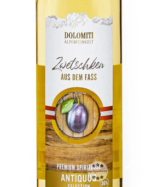 Dolomiti Antiquus Zwetschke 0,5l 2 Dolomiti Antiquus Zwetschke 0,5l – Bild 2