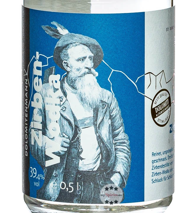 Dolomiti Zirben Wodka Dolomitenmann 2 Dolomiti Zirben Wodka Dolomitenmann – Bild 2