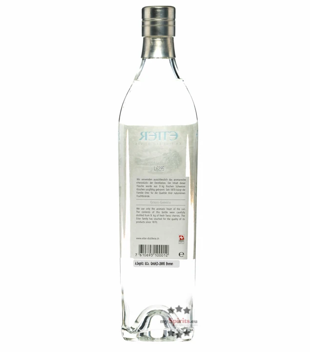 Etter Zuger Kirsch Vieux Et Noble 3 Etter Zuger Kirsch Vieux Et Noble – Bild 3