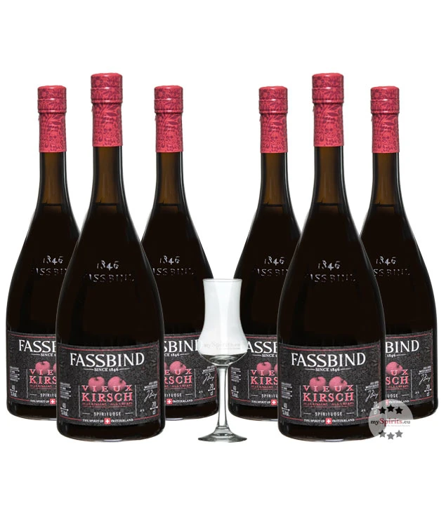 Fassbind Sechserpack Alte Kirsche - Vieille Cerise 1 Fassbind Sechserpack Alte Kirsche - Vieille Cerise
