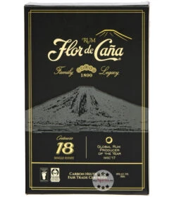Flor De Cana 18 Jahre Rum -Spirituosen Angebote Store flor de cana centenario gold rum 18 jahre 07 liter 2