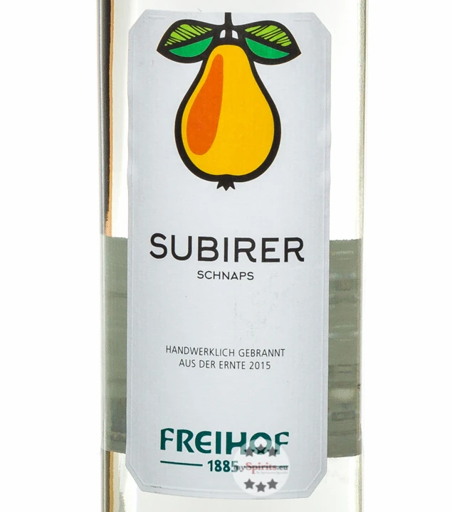 Freihof Subirer Schnaps 0,5l 2 Freihof Subirer Schnaps 0,5l – Bild 2