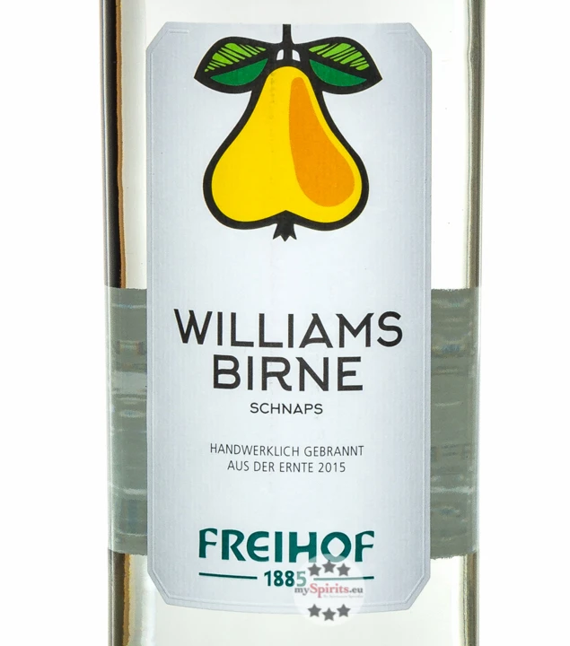 Freihof Williams Birnen Schnaps 1l 2 Freihof Williams Birnen Schnaps 1l – Bild 2