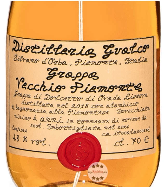 Gualco Grappa Vecchio Piemonte 2 Gualco Grappa Vecchio Piemonte – Bild 2