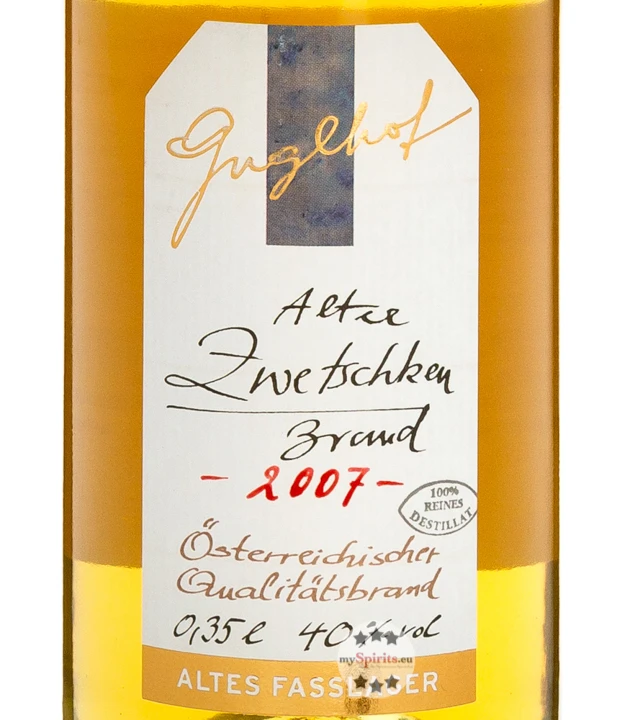 Guglhof Alter Zwetschken Brand 0,35l 2 Guglhof Alter Zwetschken Brand 0,35l – Bild 2