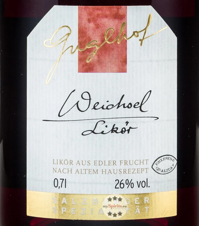 Guglhof Weichsel Likör 2 Guglhof Weichsel Likör – Bild 2