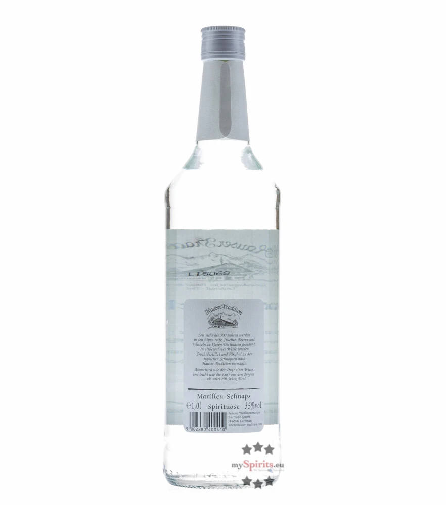 Hauser Marillen Schnaps 1l 3 Hauser Marillen Schnaps 1l – Bild 3