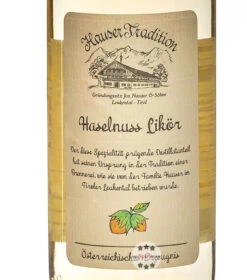 Hauser Haselnuss Likör -Spirituosen Angebote Store hauser tradition haselnuss likoer 07 liter 3
