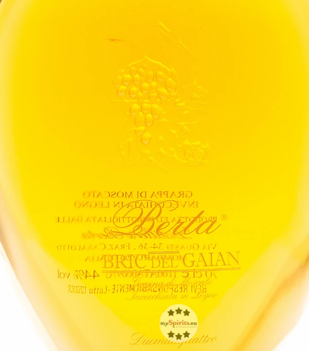 Berta Bric Del Gaian Grappa 2 Berta Bric Del Gaian Grappa – Bild 2