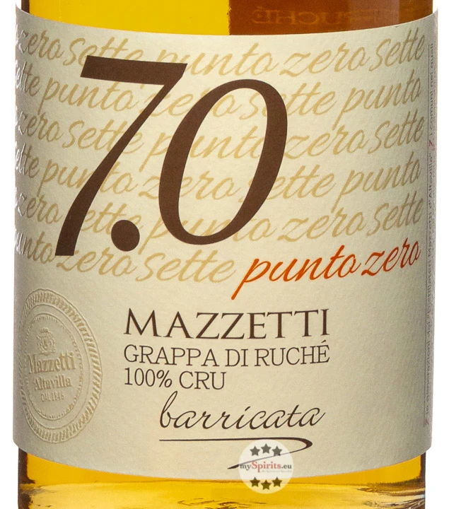 Mazzetti Grappa 7.0 Di Ruché Barricata 2 Mazzetti Grappa 7.0 Di Ruché Barricata – Bild 2