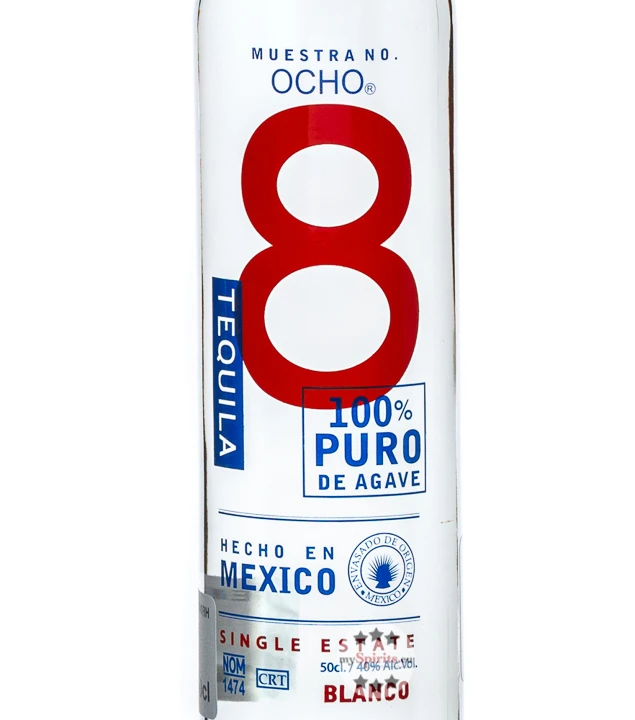 Tequila Ocho Blanco 2 Tequila Ocho Blanco – Bild 2