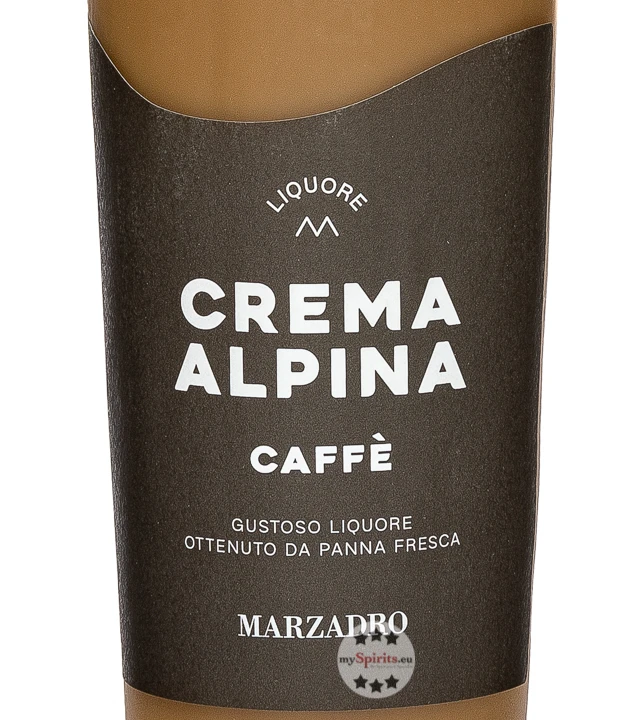 Marzadro Crema Alpina Caffè Kaffeelikör 2 Marzadro Crema Alpina Caffè Kaffeelikör – Bild 2