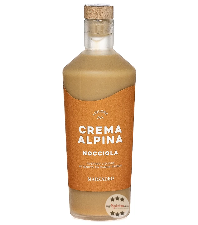 Marzadro Crema Alpina Nocciola Haselnusslikör 1 Marzadro Crema Alpina Nocciola Haselnusslikör