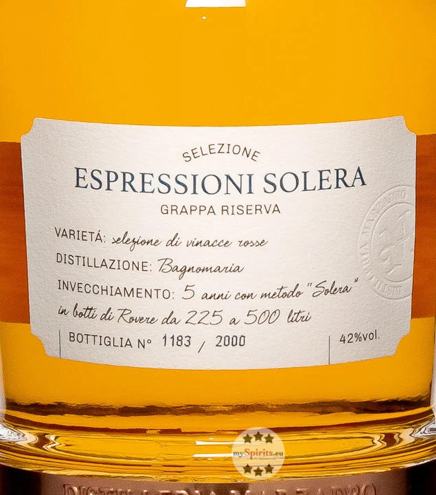 Marzadro Grappa Espressioni Solera 3 Marzadro Grappa Espressioni Solera – Bild 3