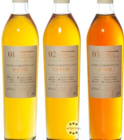 Marzadro Geschenkset Viaggio N.1 Essenze Di Le Diciotto Lune -Spirituosen Angebote Store marzadro grappa essenze die diciotto lune set viaggio 3 x 0 2 liter 6