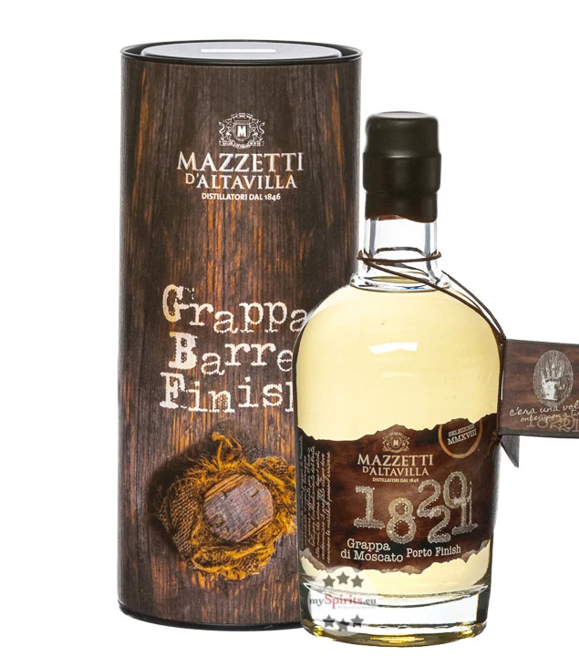Mazzetti 1820-21 Grappa Di Moscato Porto Finish 1 Mazzetti 1820-21 Grappa Di Moscato Porto Finish