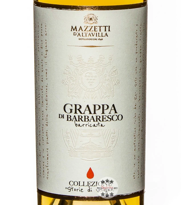 Mazzetti Grappa Di Barbaresco Barricata 2 Mazzetti Grappa Di Barbaresco Barricata – Bild 2