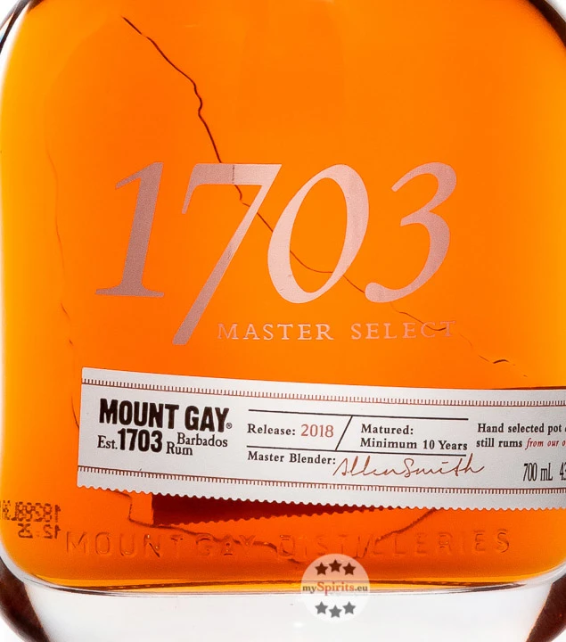 Mount Gay 1703 Master Select Rum 3 Mount Gay 1703 Master Select Rum – Bild 3
