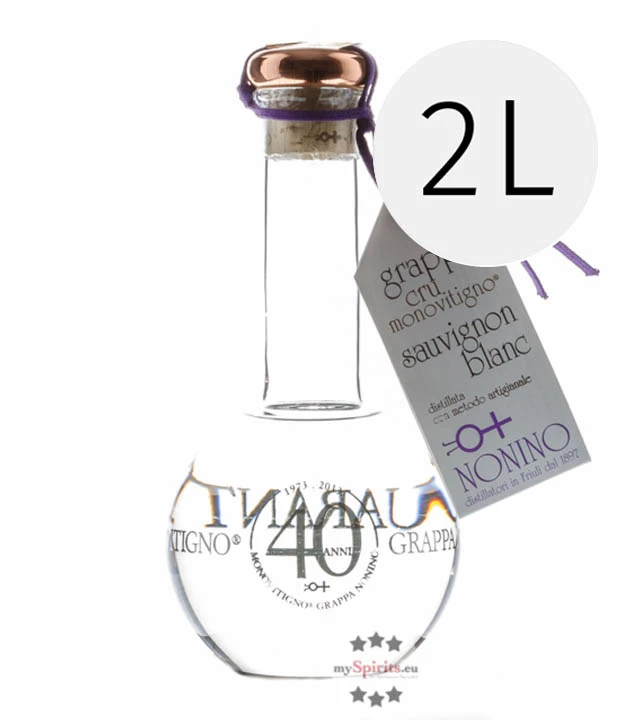Nonino Grappa Cru Monovitigno Sauvignon Blanc 2,0 L 1 Nonino Grappa Cru Monovitigno Sauvignon Blanc 2,0 L