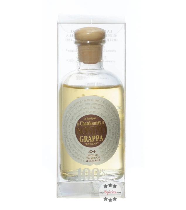 Nonino Grappa Chardonnay In Barriques 0,1 L 2 Nonino Grappa Chardonnay In Barriques 0,1 L – Bild 2