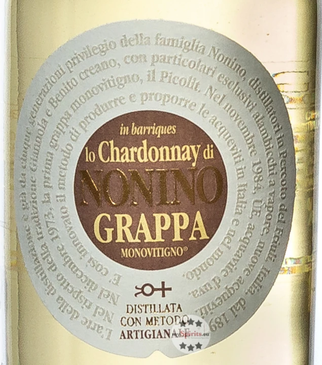 Nonino Grappa Chardonnay In Barriques 0,1 L 3 Nonino Grappa Chardonnay In Barriques 0,1 L – Bild 3