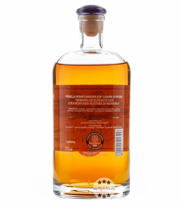 Grappa Nonino Prunella Mandorlata - Pflaumenlikör 3 Grappa Nonino Prunella Mandorlata - Pflaumenlikör – Bild 3