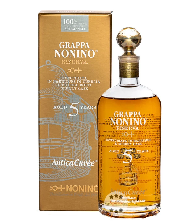 Grappa Nonino Riserva Antica Cuvée 5 Jahre 1 Grappa Nonino Riserva Antica Cuvée 5 Jahre