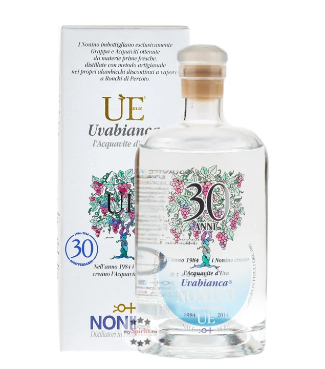 Grappa Nonino ÙE Uvabianca Traubenbrand 0,35 L 1 Grappa Nonino ÙE Uvabianca Traubenbrand 0,35 L