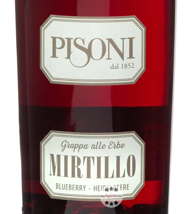Pisoni Grappa Mirtillo - Heidelbeere 2 Pisoni Grappa Mirtillo - Heidelbeere – Bild 2