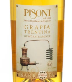 Pisoni Grappa Trentina Gewürztraminer Barricata -Spirituosen Angebote Store pisoni grappa trentina gewuerztraminer barricata 0 7 liter 5