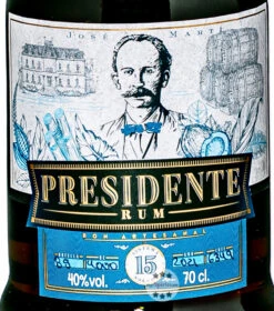 Presidente Rum 15 Sistema Solera -Spirituosen Angebote Store presidente rum 15 yo 07l neu 4