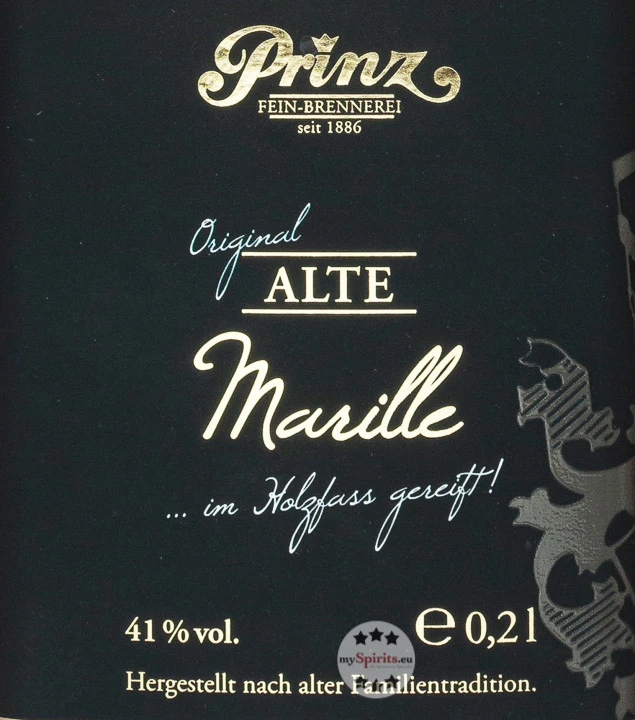 Prinz Flachmann Alte Marille 0,2l 2 Prinz Flachmann Alte Marille 0,2l – Bild 2