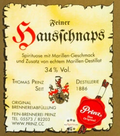 Prinz Flachmann Hausschnaps 0,2l -Spirituosen Angebote Store prinz flachmann hausschnaps 02 liter edelstahlflasche 3