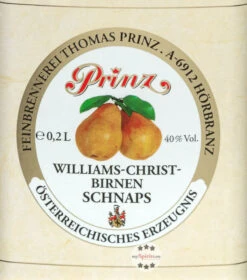 Prinz Flachmann Williams-Birnen-Schnaps 0,2l -Spirituosen Angebote Store prinz williams birnen schnaps 02 l flachmann 4