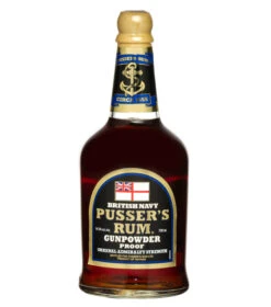 Pusser's Black Label Rum Gunpowder Proof
