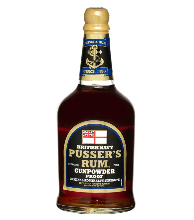 Pusser's Black Label Rum Gunpowder Proof 1 Pusser's Black Label Rum Gunpowder Proof