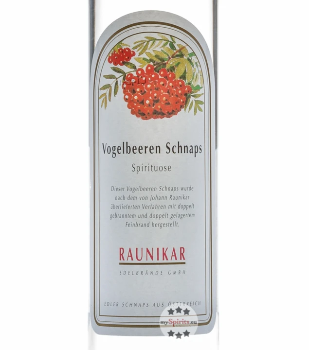 Raunikar Vogelbeeren Schnaps 2 Raunikar Vogelbeeren Schnaps – Bild 2