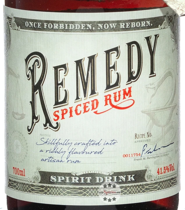 Remedy Spiced (Rum-Basis) 2 Remedy Spiced (Rum-Basis) – Bild 2