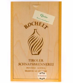 Rochelt Quitte 0,35l -Spirituosen Angebote Store rochelt quitte quittenbrand holzkiste 035 2